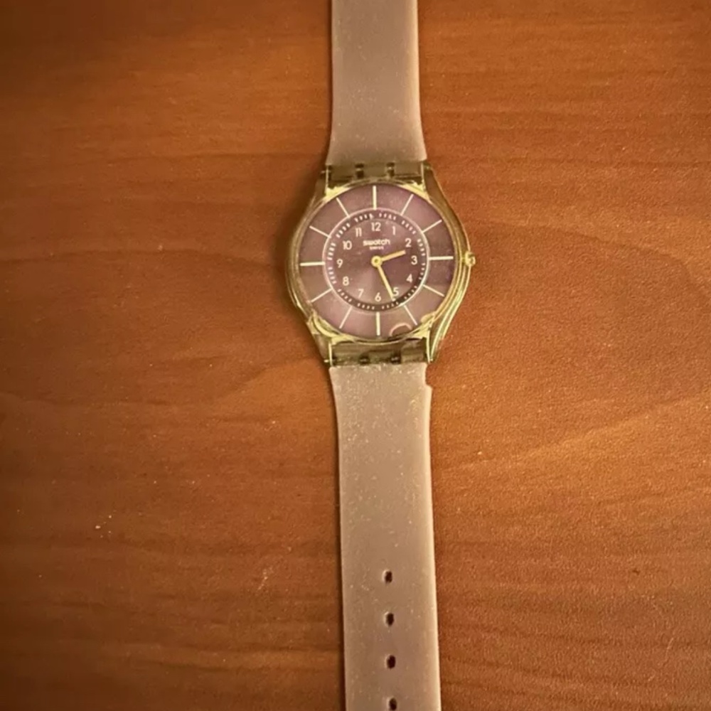 SWATCH Watch Ultra Thin Scarce Purple Watch SFK365 No Battery With Box